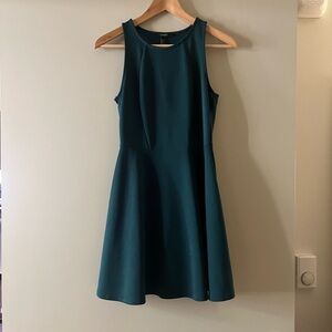 Forever 21 Green A-line Mini Dress